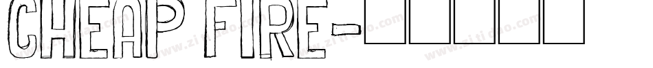 Cheap Fire字体转换